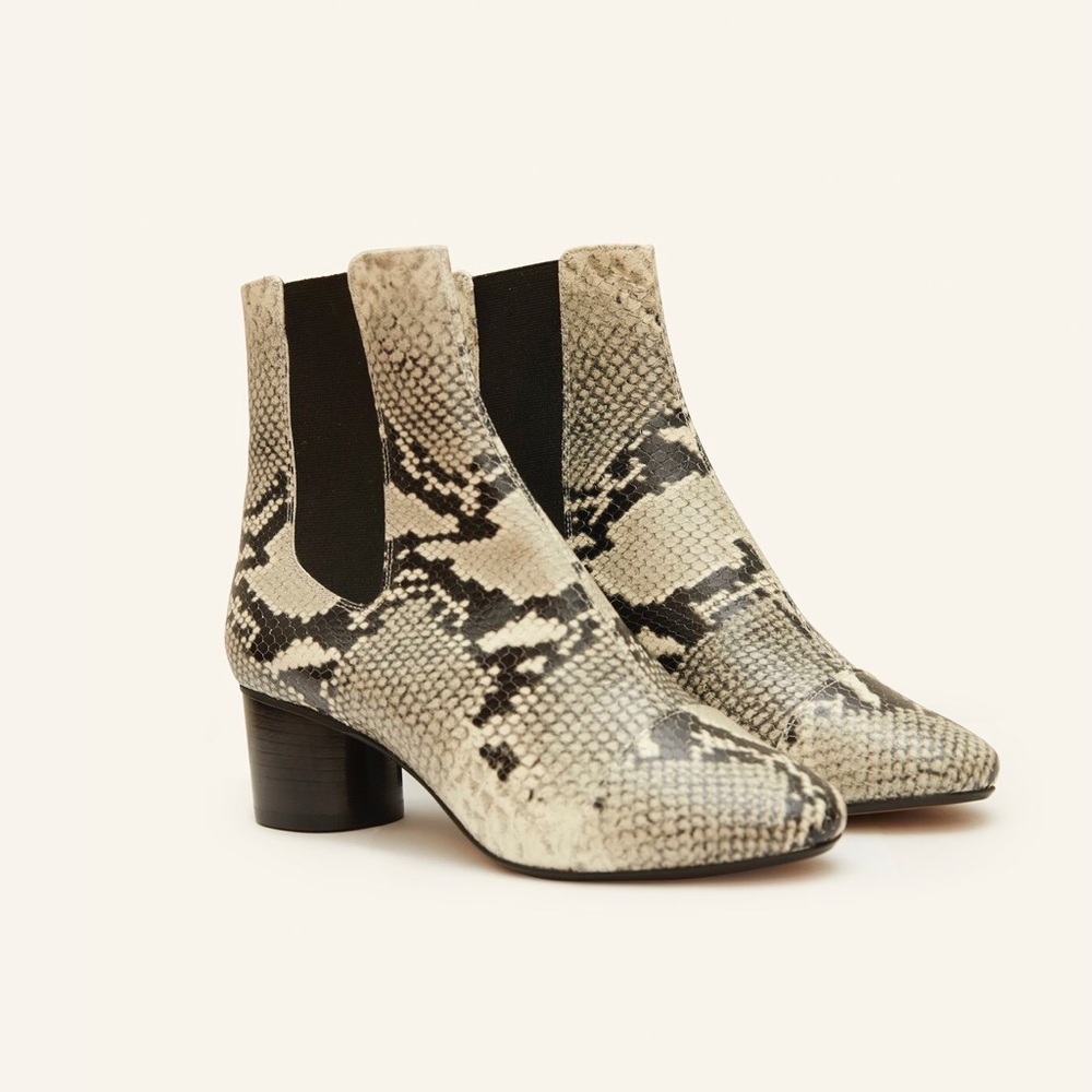 Isabel Marant Python Embossed Danae Boots - 37 / 7 - image 1